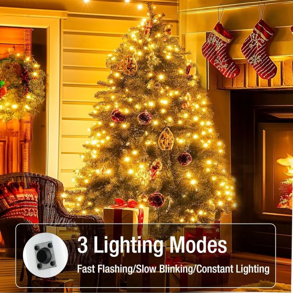 6 Pack Fairy Lights Battery Operated - 7ft 20 Led Twinkle Lights 3 Modes, Bulk Mini String Lights Waterproof for Mason Jars Vases DIY Party Wedding Decoration Christmas -Warm White - Image 2